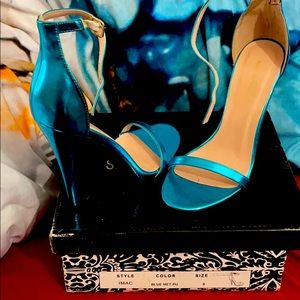 Brand new blue heels